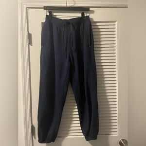 lululemon athletica men’s navy blue steady state joggers size S